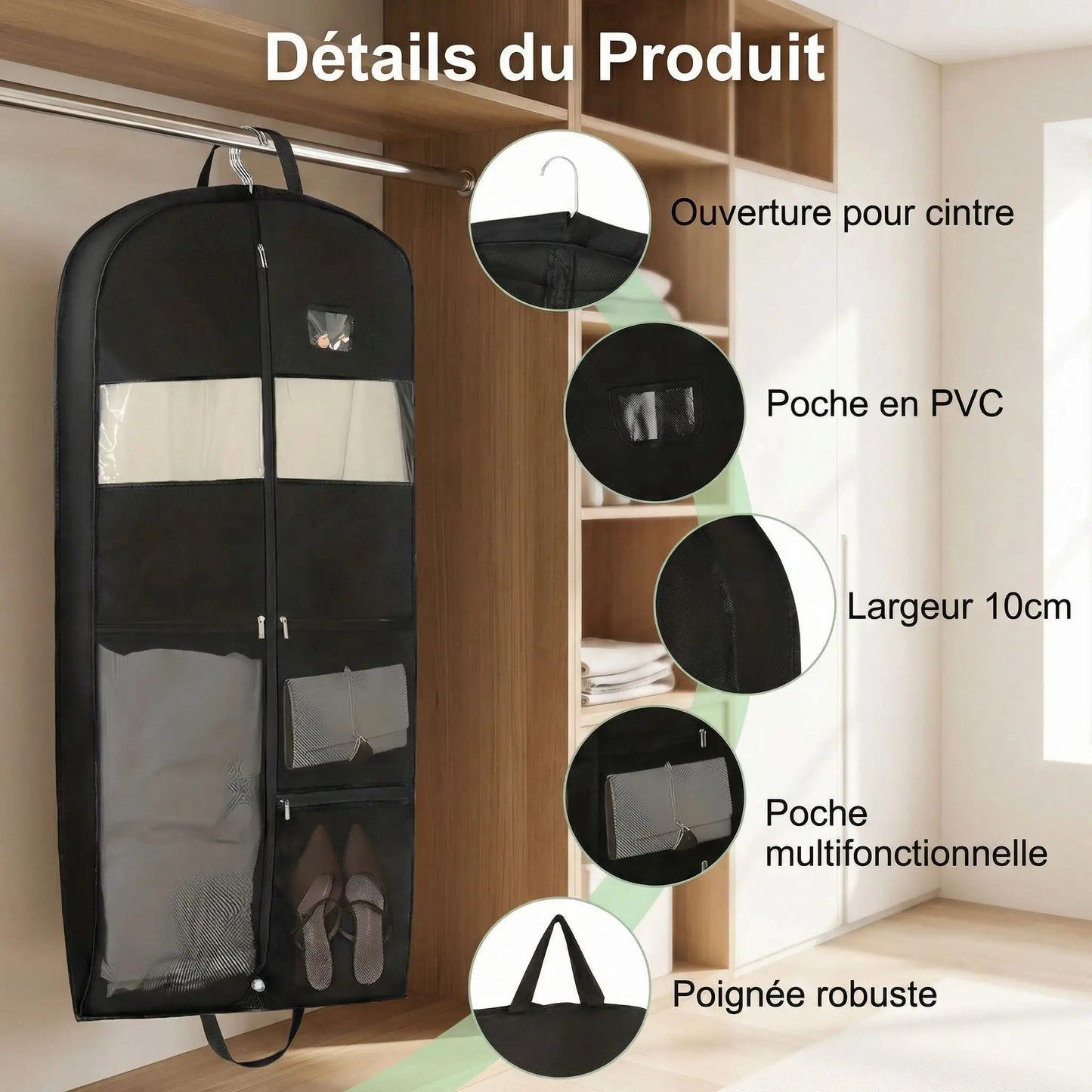 Housse de vêtement pour voyage | Impeccable Trip - Sacan Distributions