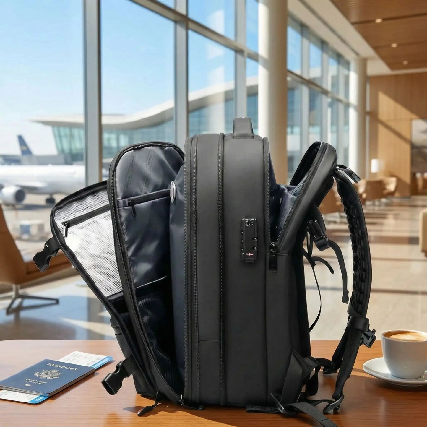 Sac à dos de voyage pour hommes | Imperméable Antivol LE HUDSON - Sacan Distributions