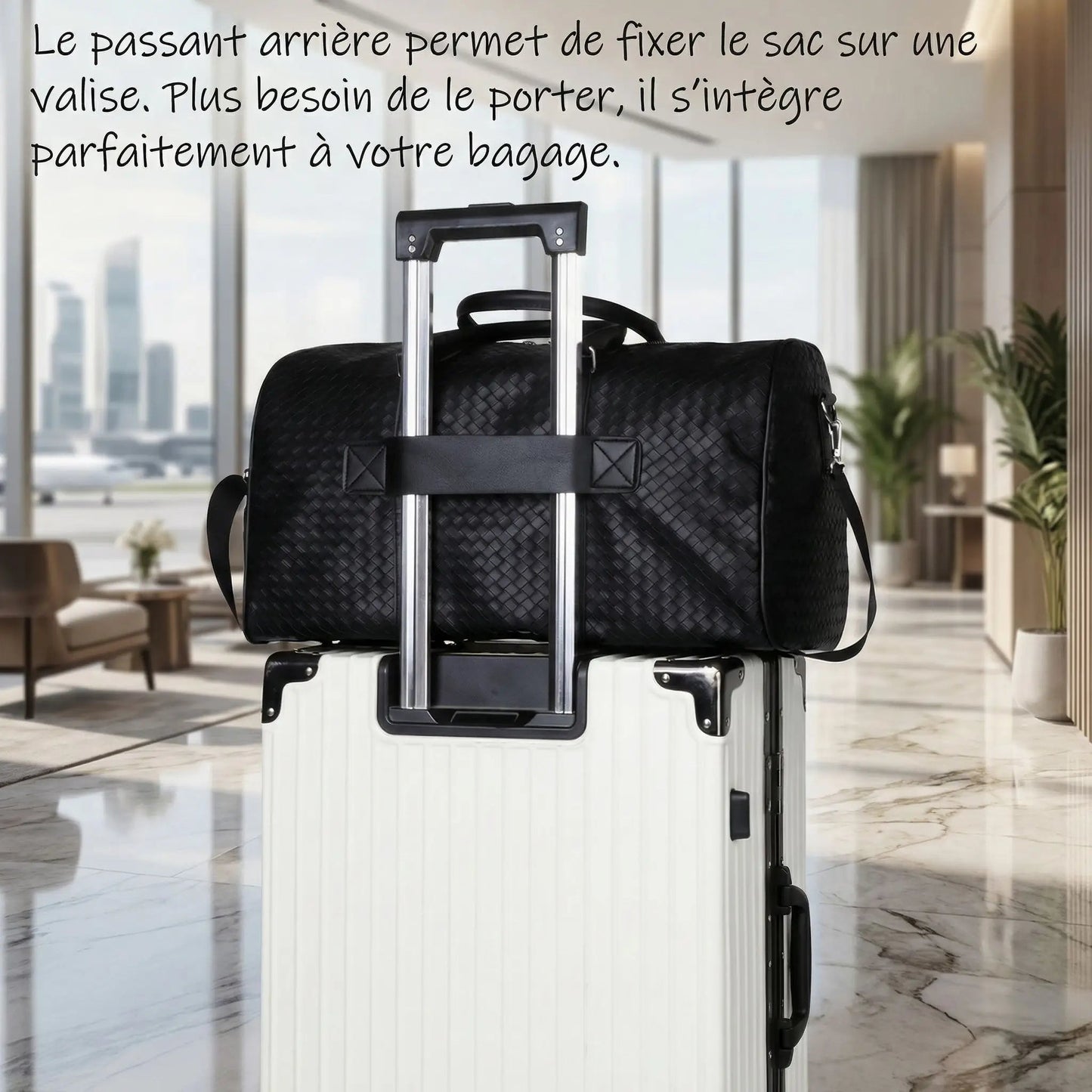 Sac de voyage | Grande Capacité Cuir Relief - Sacan Distributions