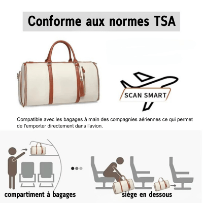 Sac de Voyage Pliable Convertible 4 en 1 - Sacan Distributions