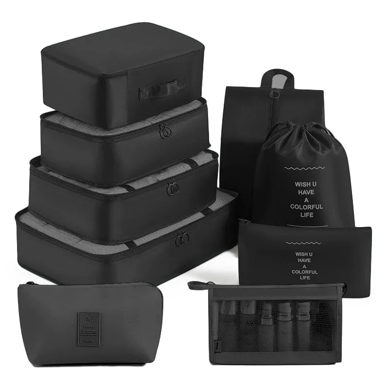 Sacs de rangement de voyage / Ensemble de 9 pièces - Sacan Distributions