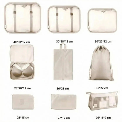 Sacs de rangement de voyage / Ensemble de 9 pièces - Sacan Distributions
