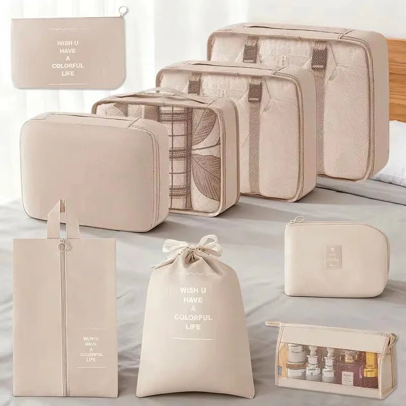 Sacs de rangement de voyage / Ensemble de 9 pièces - Sacan Distributions