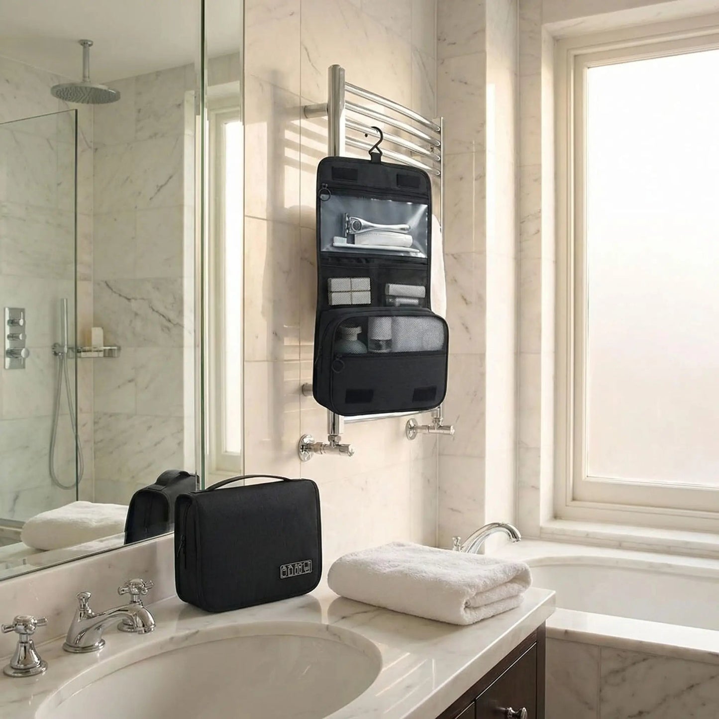 Trousse de toilette | Suspendue Imperméable VOYAGEUR - Sacan Distributions