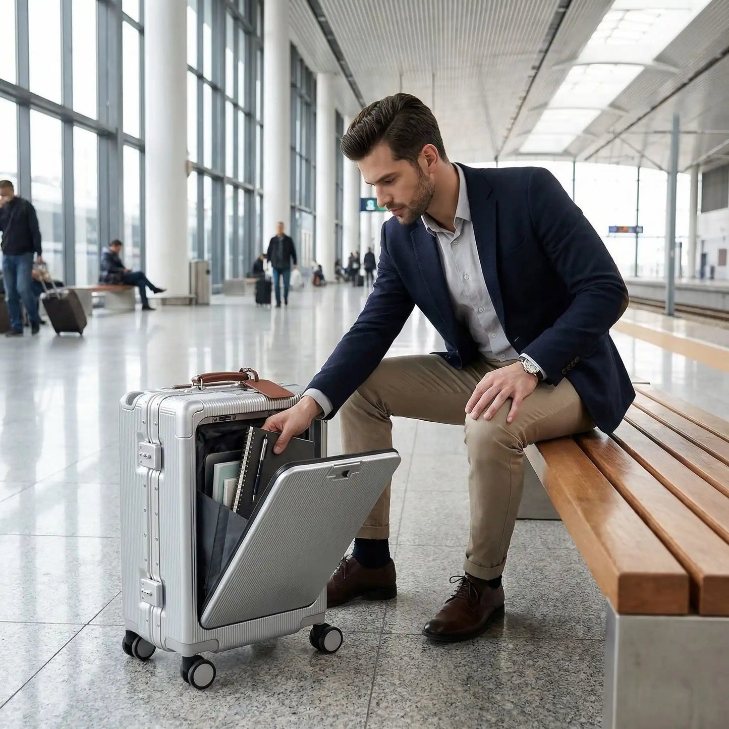 Valise Cabine Ouverture Frontale LA BALI - Sacan Distributions